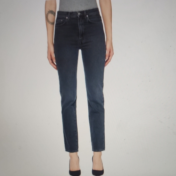 TOTEME Regular Fit Denim Vintage Black Jeans Size 25×30